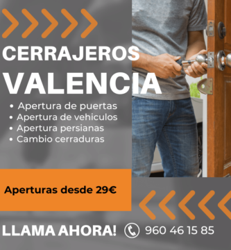Servicio de cerrajeros económicos en Valencia