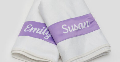 Toallas personalizadas como parte de un kit saludable para el baño y el cuidado personal diario 5 Toallas personalizadas como parte de un kit saludable para el baño y el cuidado personal diario